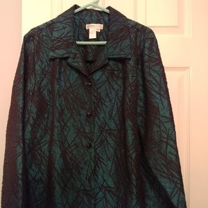 Coldwater Creek XL Green Jacket